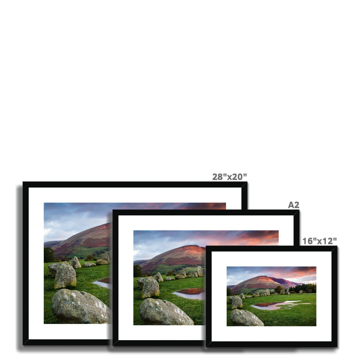 Castlerigg Reflections Framed & Mounted Print