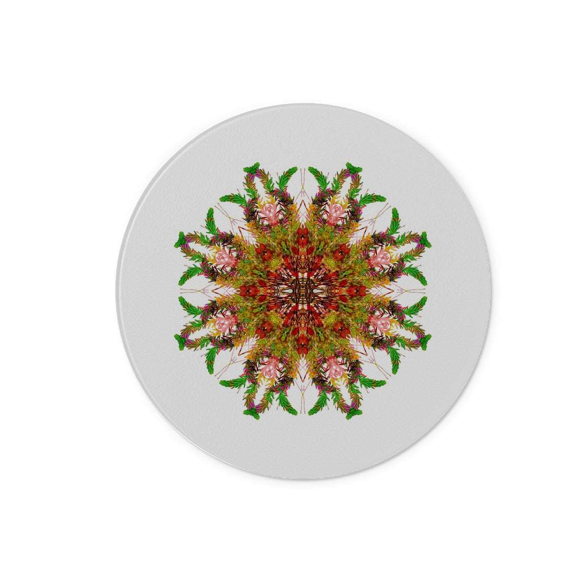 Bounty Mandala Glass Chopping Board