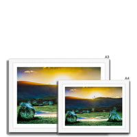 Crows over Castlerigg Framed Print