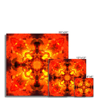 Fire Elemental Mandala Fine Art Print