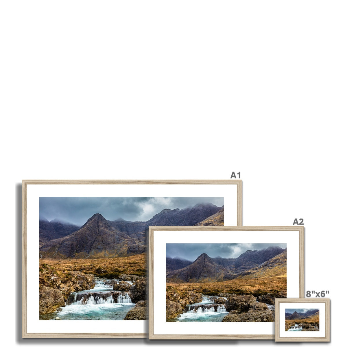 Fairy Pools, Isle of Skye Framed & Mounted Print
