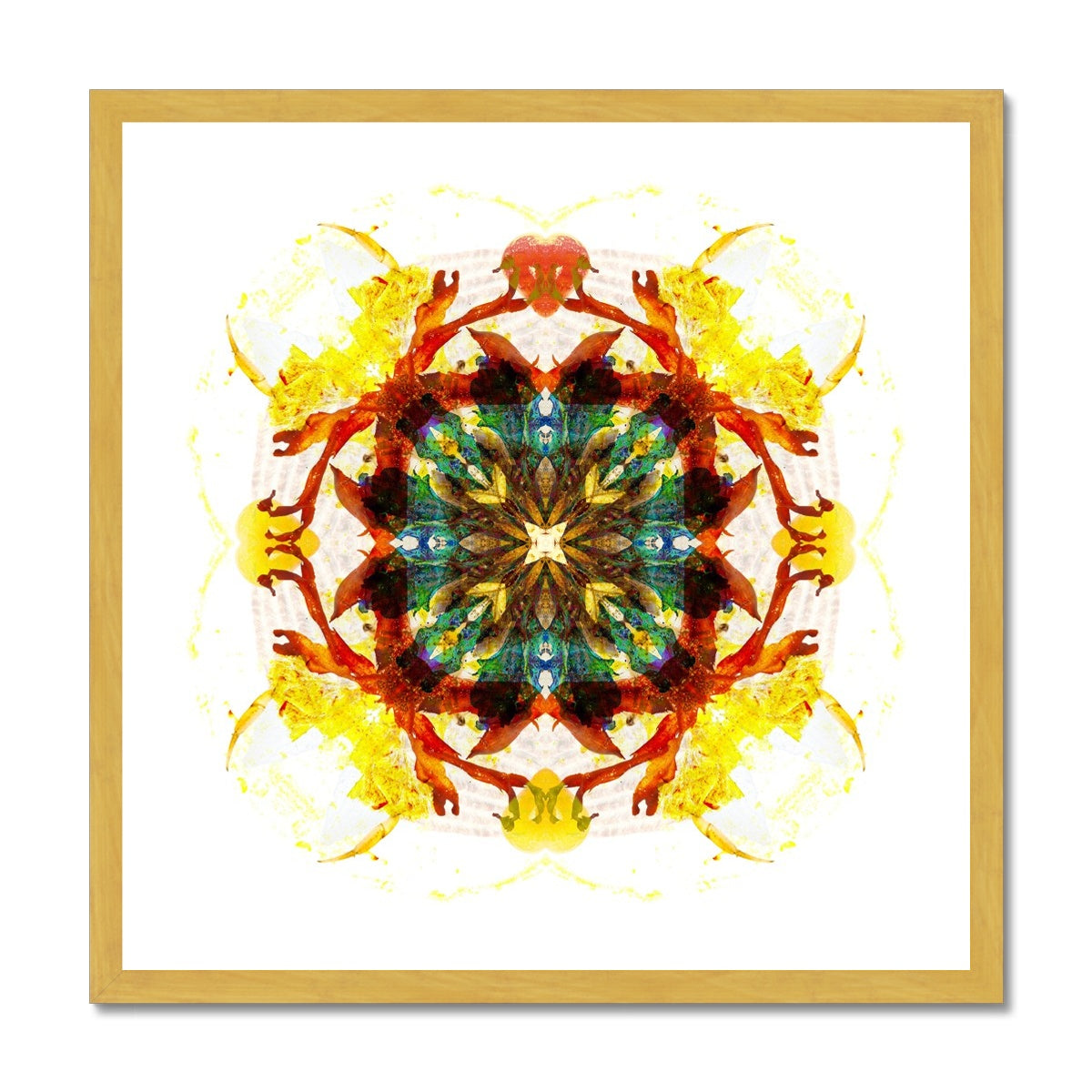 Earth Healing Antique Framed Print