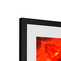 Fire Elemental Mandala Framed & Mounted Print