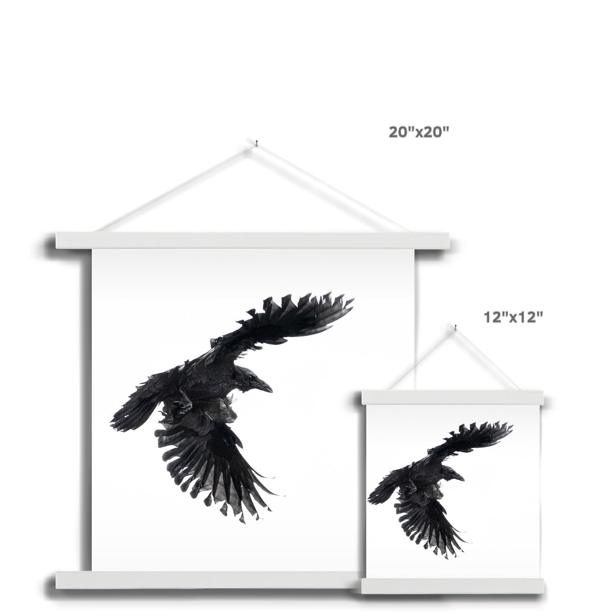 Raven 1 Fine Art Print with Hanger