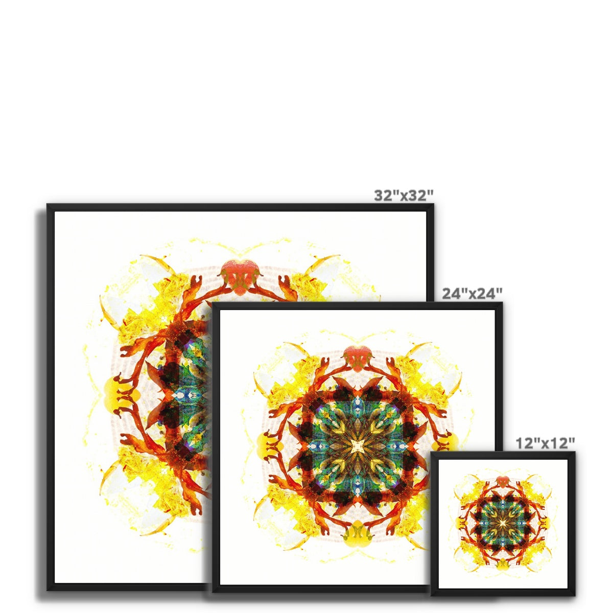 Earth Healing Framed Canvas