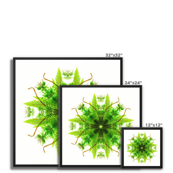Heart of Nature Framed Canvas