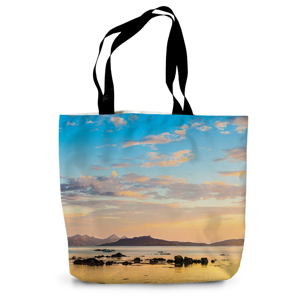 Dawn over the Inner Hebrides Canvas Tote Bag