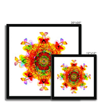Creative Nurturing Mandala Budget Framed Poster