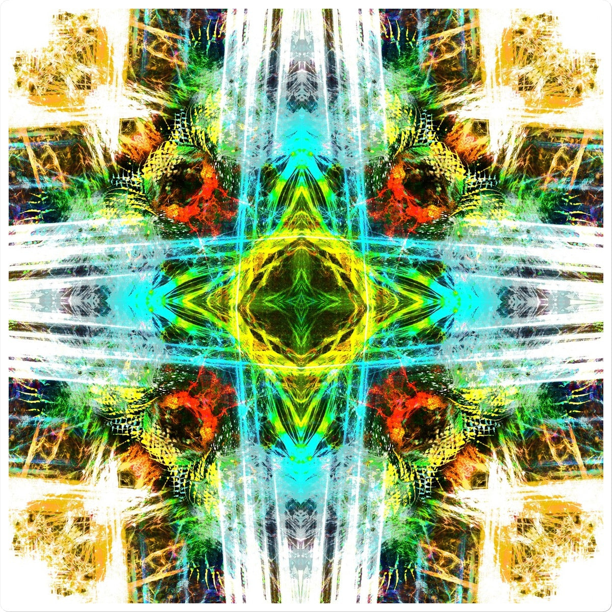 Earth Elemental Mandala Sticker