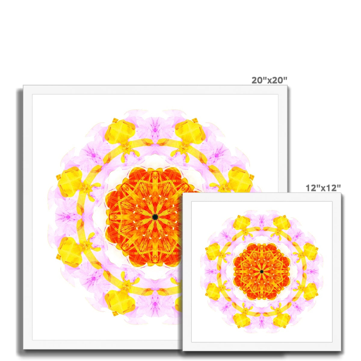 Creativity Mandala Budget Framed Poster