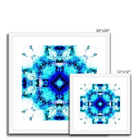 Water Elemental Mandala Framed & Mounted Print