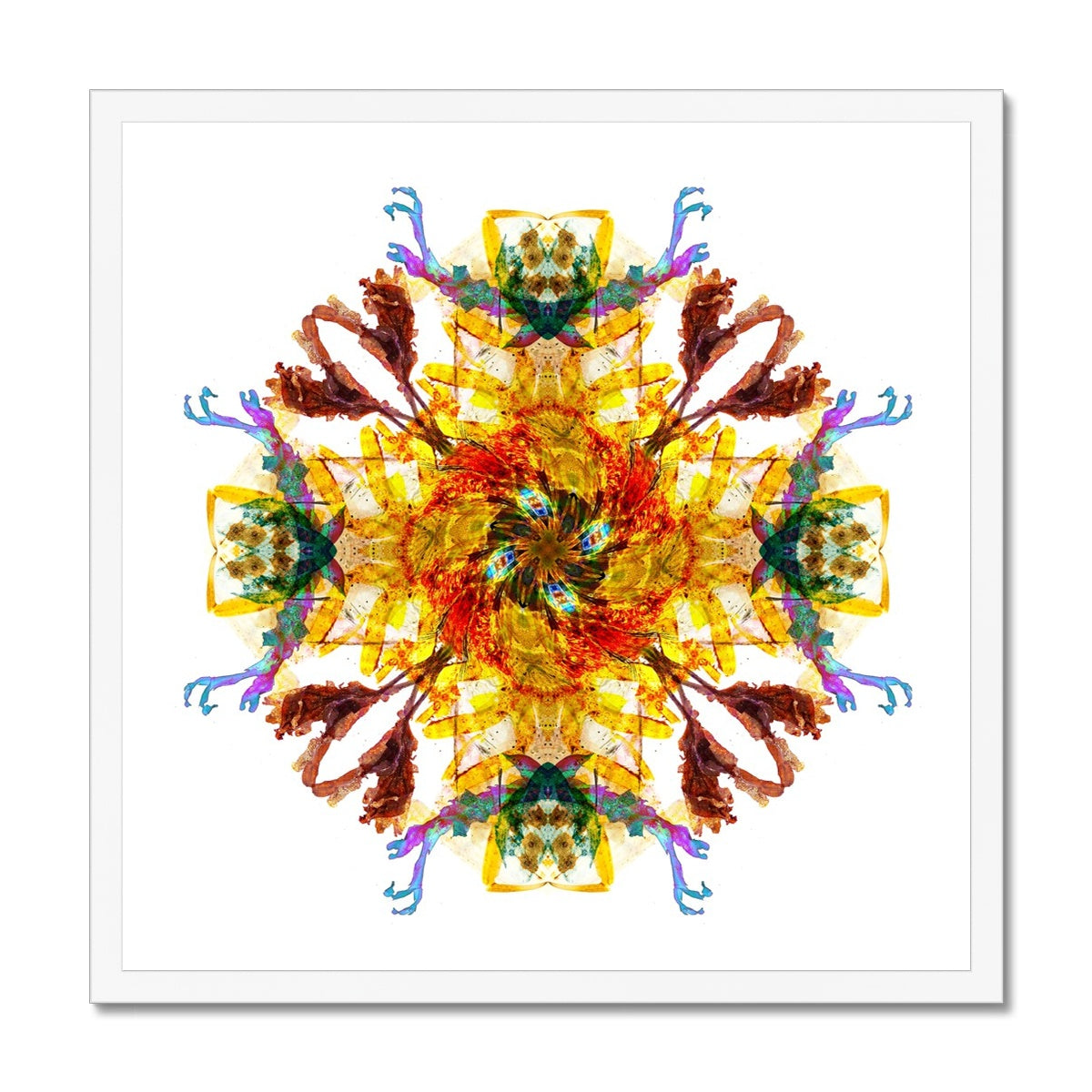 Ancient Wisdom Mandala Framed Print