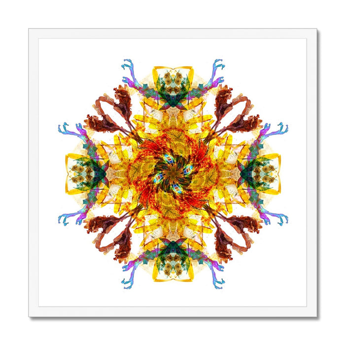 Ancient Wisdom Mandala Framed Print