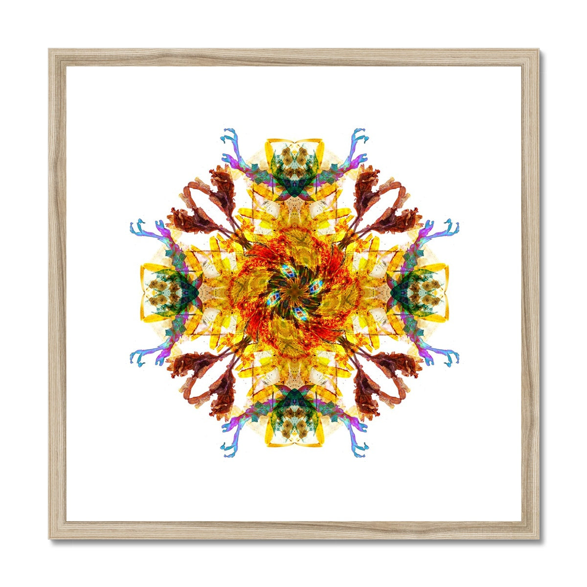Ancient Wisdom Mandala Framed & Mounted Print