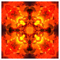 Fire Elemental Mandala Sticker