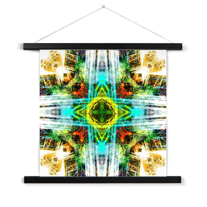 Earth Elemental Mandala Fine Art Print with Hanger