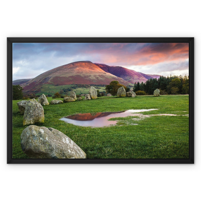 Castlerigg Reflections Framed Canvas