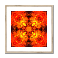 Fire Elemental Mandala Framed & Mounted Print