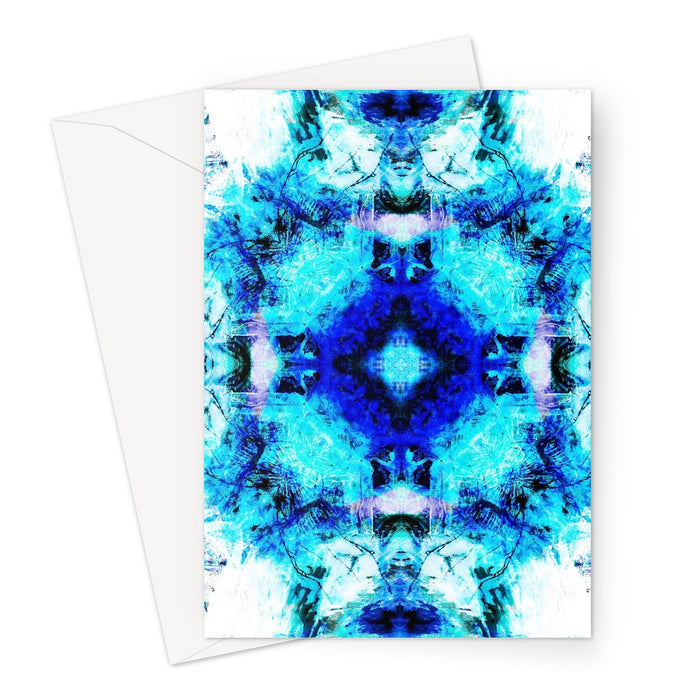 Water Elemental Mandala Greeting Card