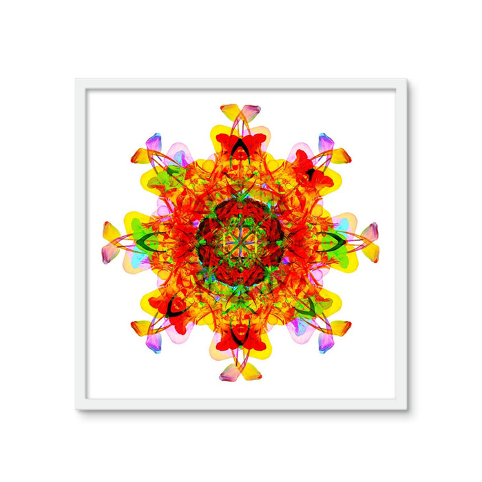 Creative Nurturing Mandala Framed Photo Tile