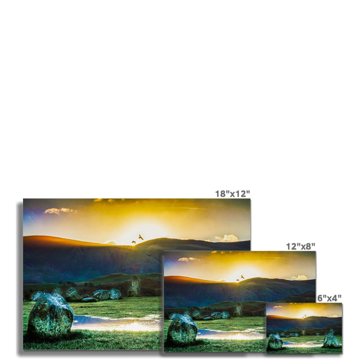 Crows over Castlerigg Wall Art Poster