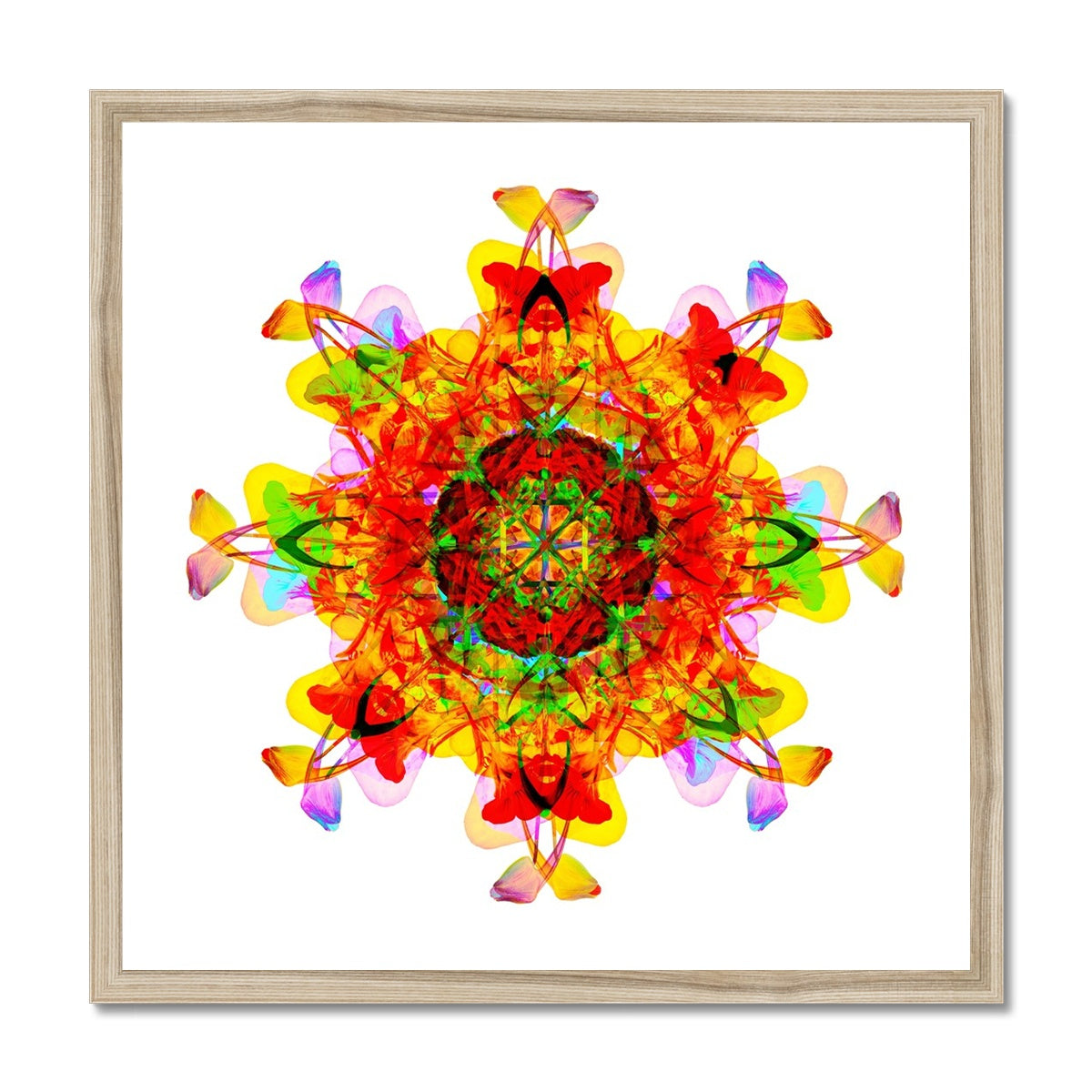 Creative Nurturing Mandala Budget Framed Poster
