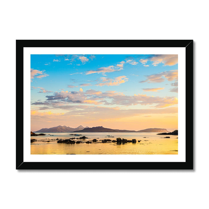 Dawn over the Inner Hebrides Framed Print