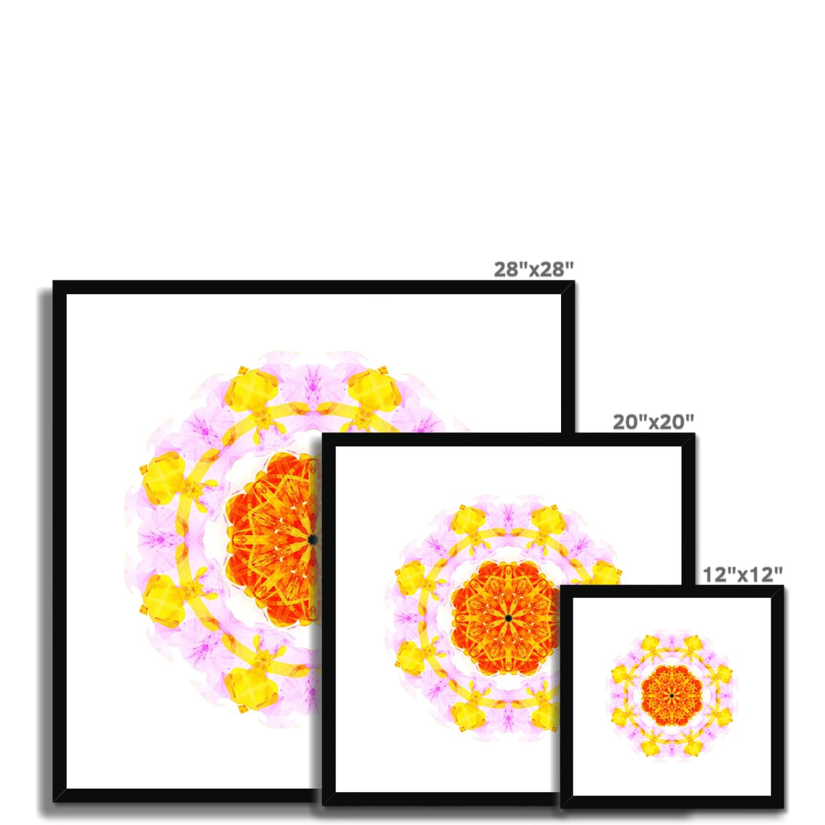 Creativity Mandala Framed & Mounted Print