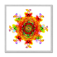 Creative Nurturing Mandala Antique Framed Print