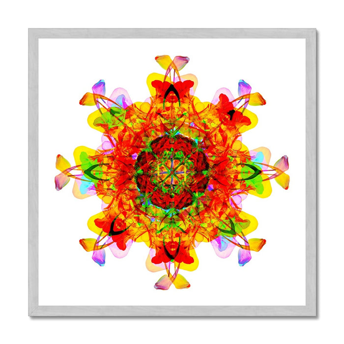 Creative Nurturing Mandala Antique Framed Print