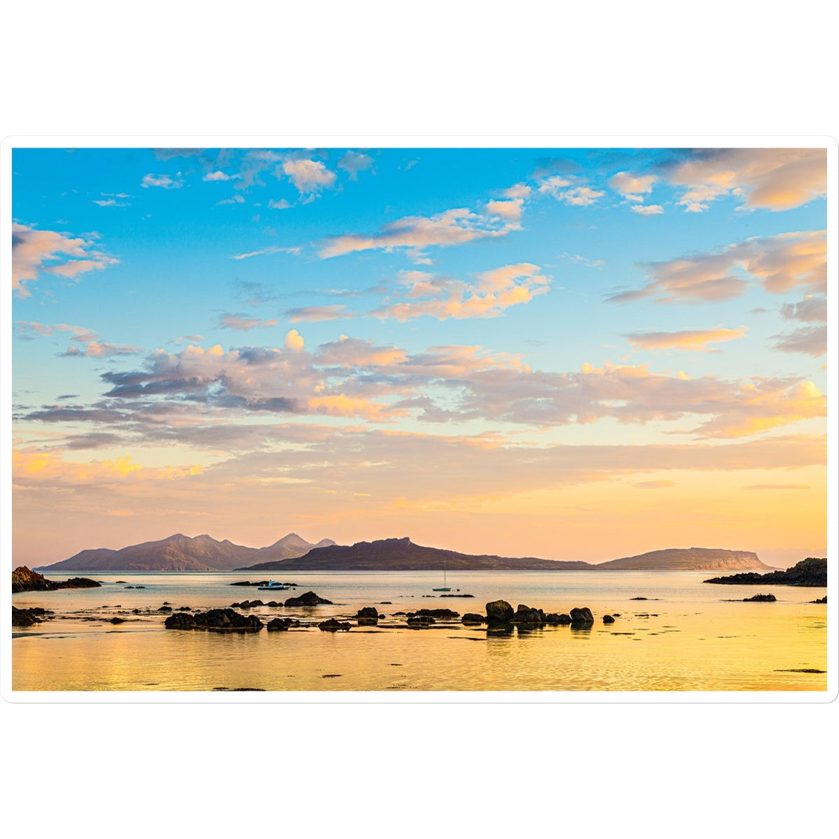 Dawn over the Inner Hebrides Sticker