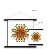Bounty Mandala Fine Art Print with Hanger