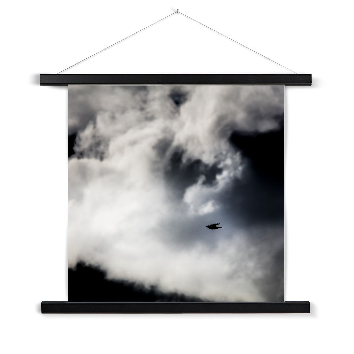 Storm Raven 1 Fine Art Print with Hanger