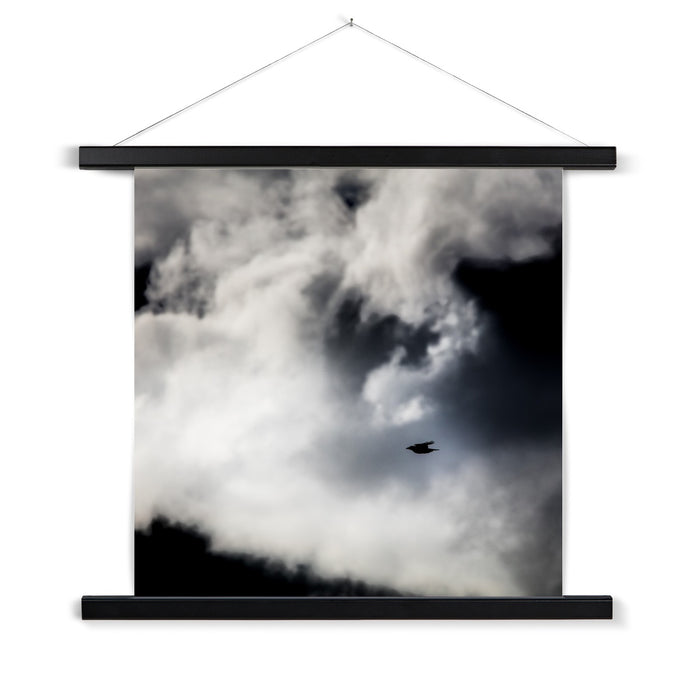 Storm Raven 1 Fine Art Print with Hanger
