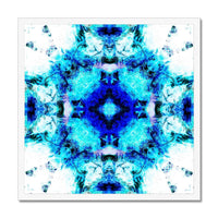 Water Elemental Mandala Budget Framed Poster