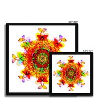 Creative Nurturing Mandala Framed Print