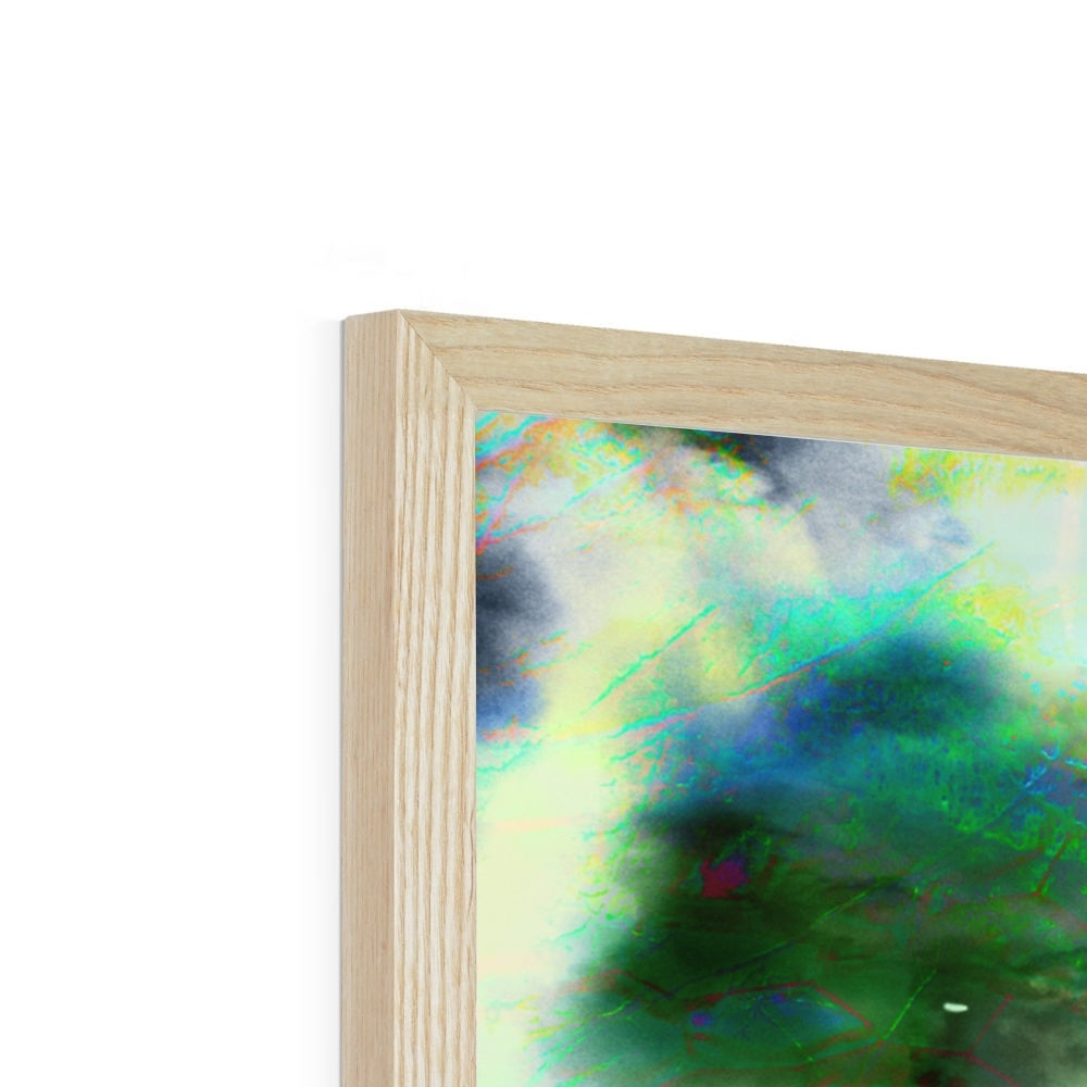 Air Elemental Mandala Framed Print