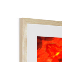 Fire Elemental Mandala Framed & Mounted Print