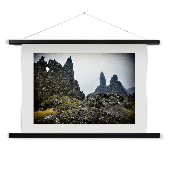 The Old Man of Storr Fine Art Print with Hanger