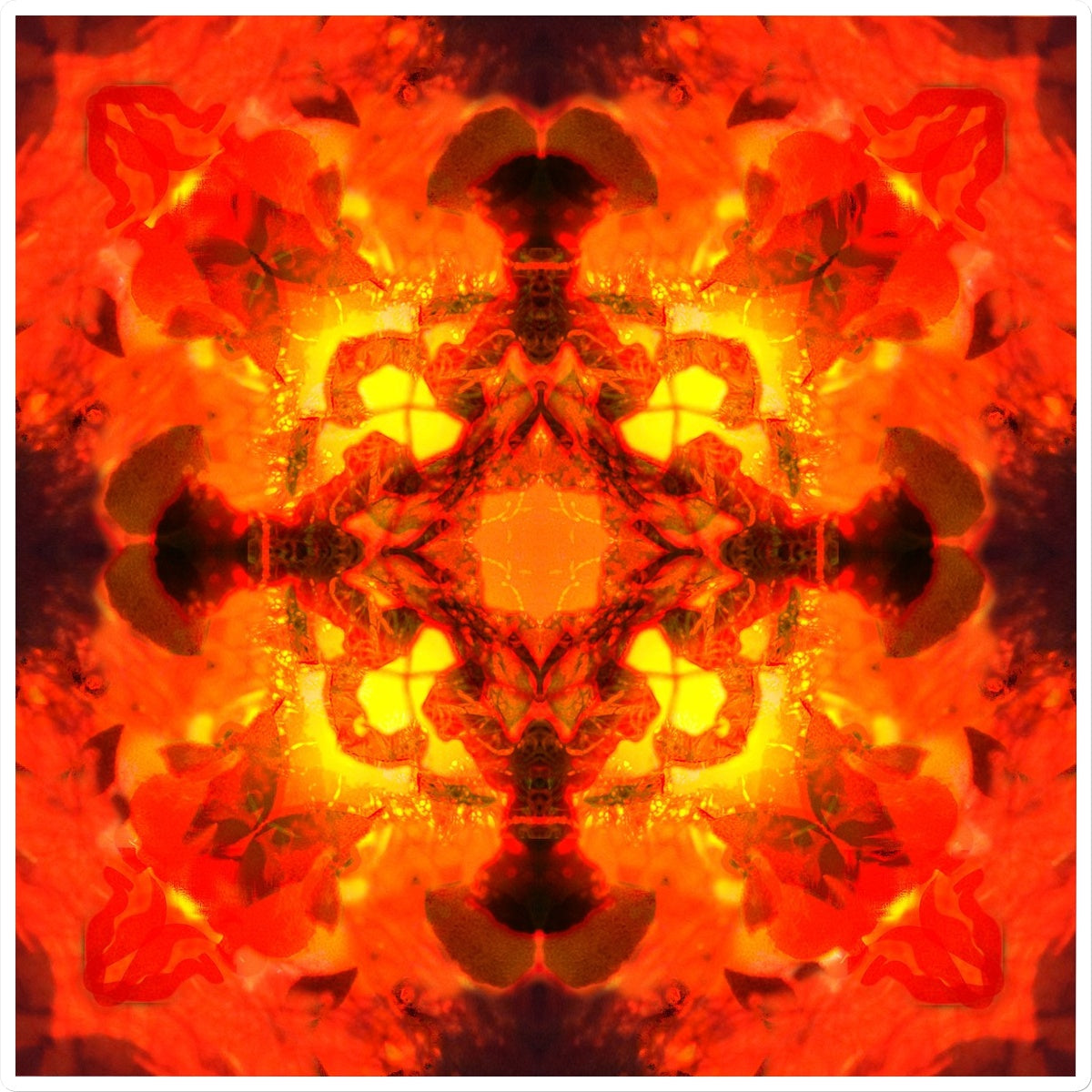 Fire Elemental Mandala Sticker