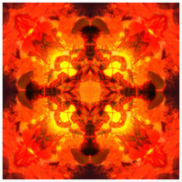 Fire Elemental Mandala Sticker