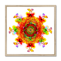 Creative Nurturing Mandala Framed Print