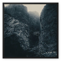 Devil's Kitchen Framed Canvas