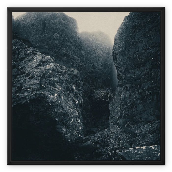 Devil's Kitchen Framed Canvas