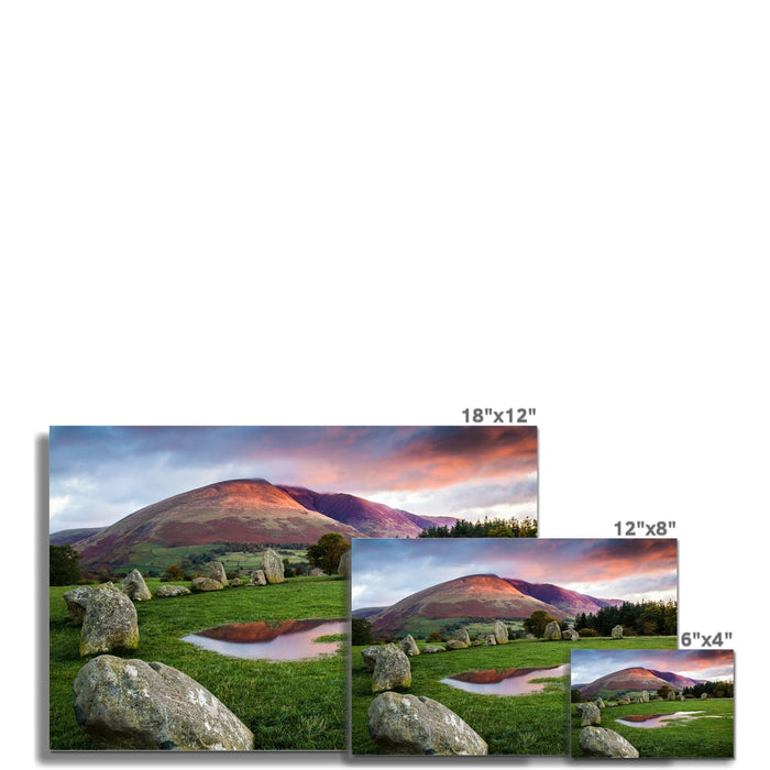 Castlerigg Reflections Wall Art Poster