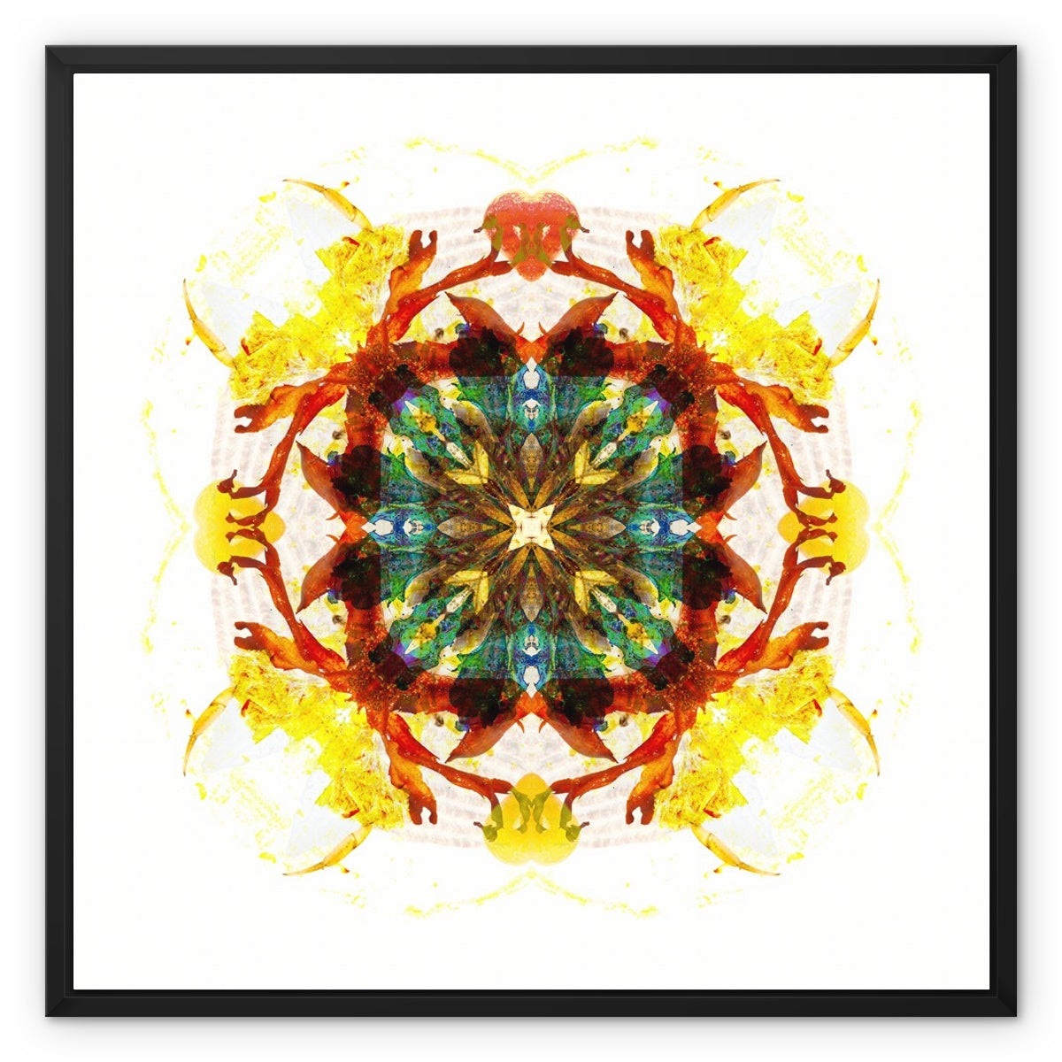 Earth Healing Framed Canvas