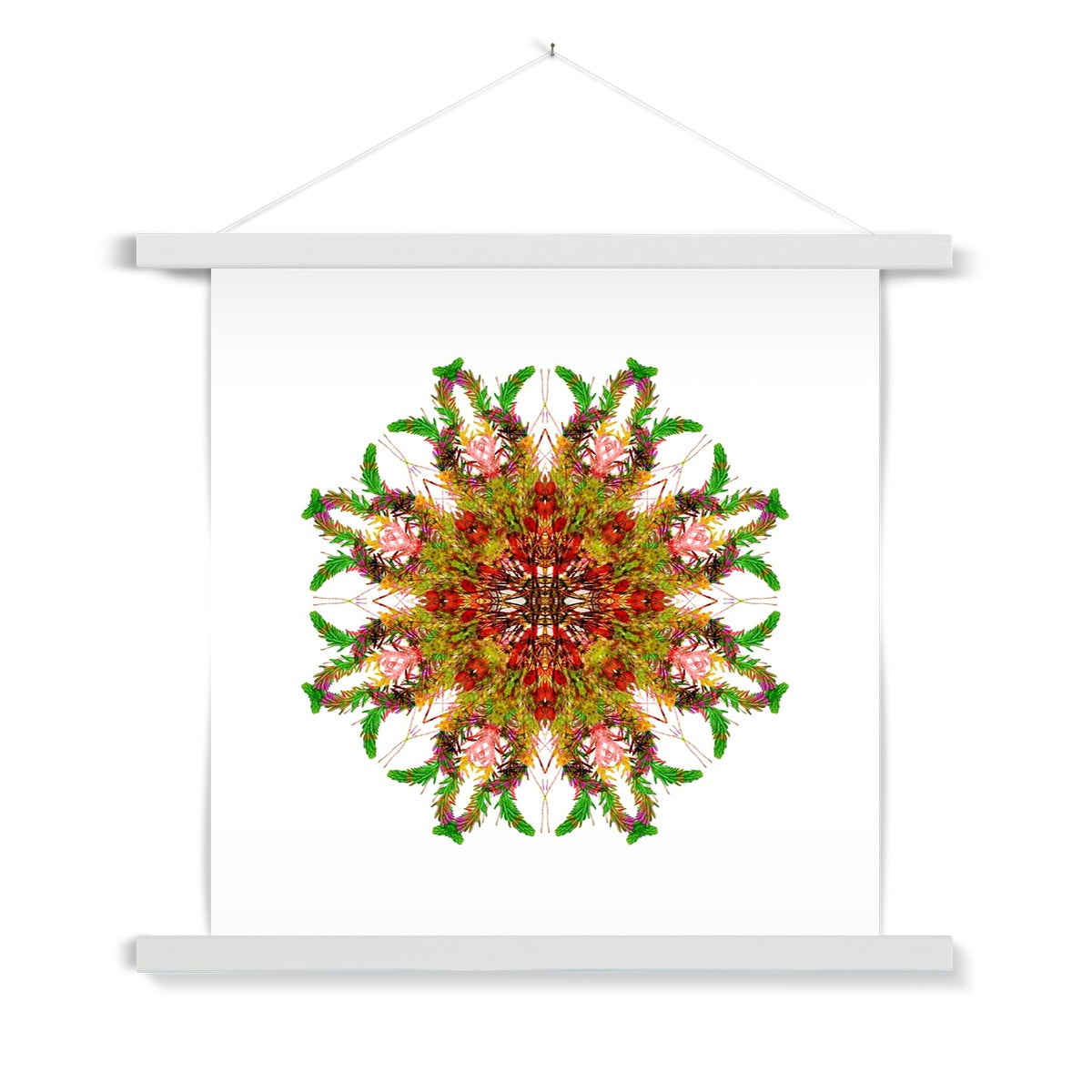 Bounty Mandala Fine Art Print with Hanger