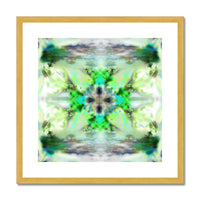 Air Elemental Mandala Antique Framed & Mounted Print