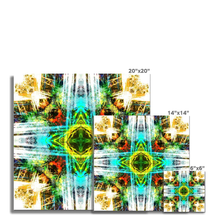 Earth Elemental Mandala Wall Art Poster