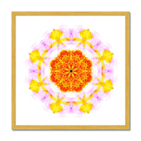 Creativity Mandala Antique Framed Print